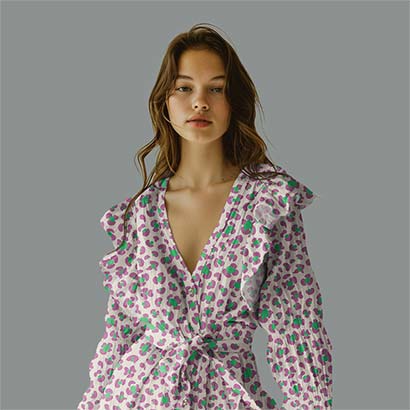 Musselin Stoff Double Gauze Leolook