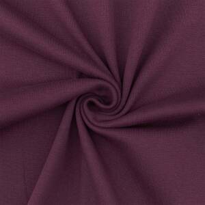 Bündchen Heike, Schlauchware, uni aubergine