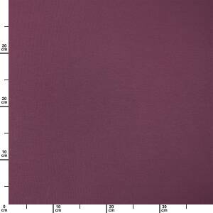 Sweatstoff Eike, angeraut, uni aubergine