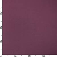 Sweatstoff Eike, angeraut, uni aubergine
