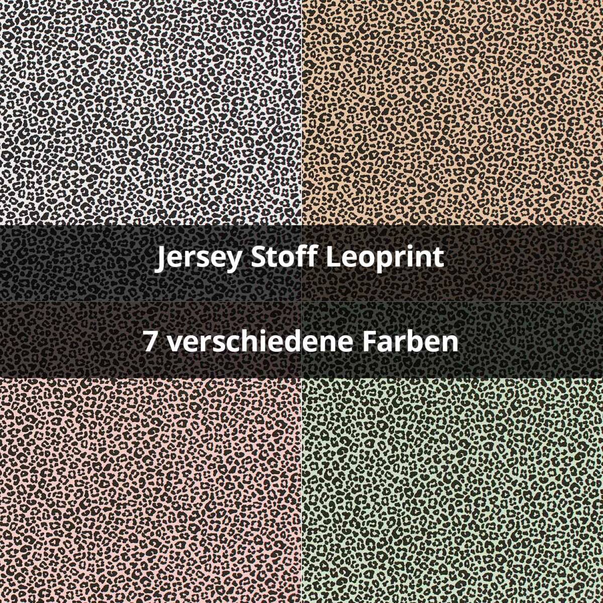 Jersey Stoff Leoprint