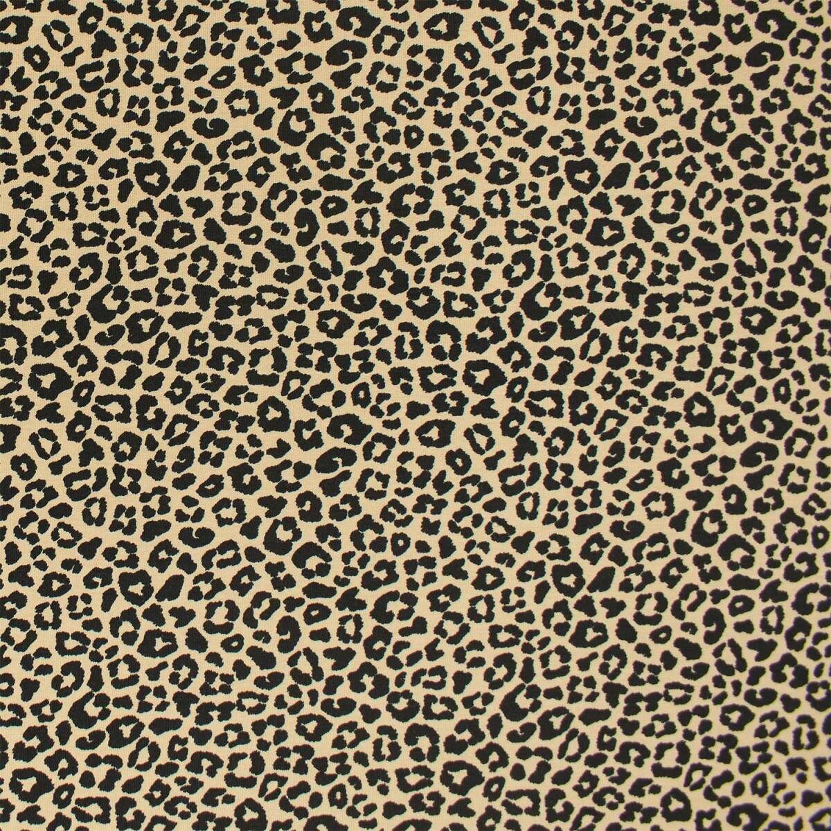 French Terry Stoff Leoprint, ungeraut, beige