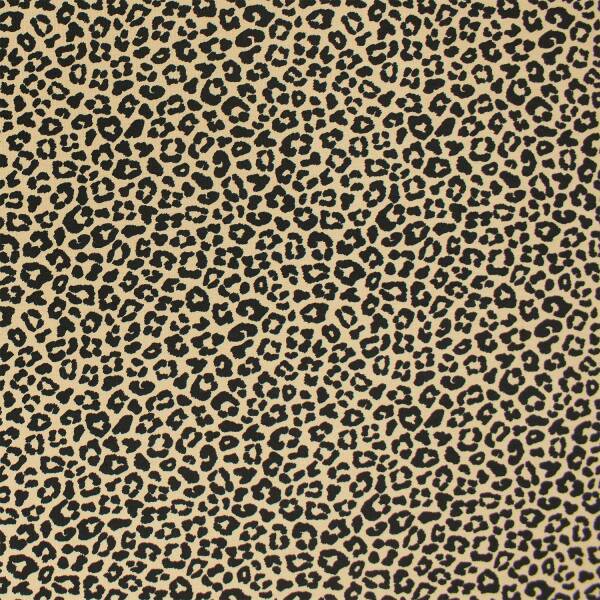 French Terry Stoff Leoprint, ungeraut, beige