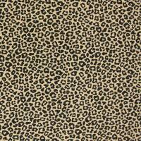 French Terry Stoff Leoprint, ungeraut, beige