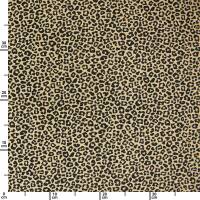 French Terry Stoff Leoprint, ungeraut, beige