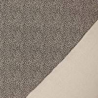 Jersey Stoff Leoprint, natur