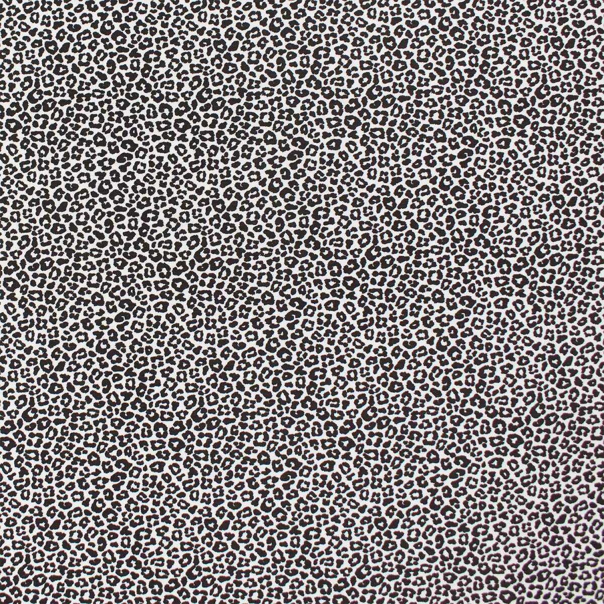 Jersey Stoff Leoprint, weiß box