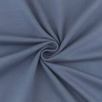 French Terry Stoff, uni jeansblau *B-Ware*