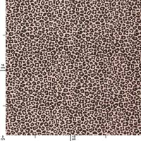 Baumwollstoff Popeline Leoprint, altrosa-hell