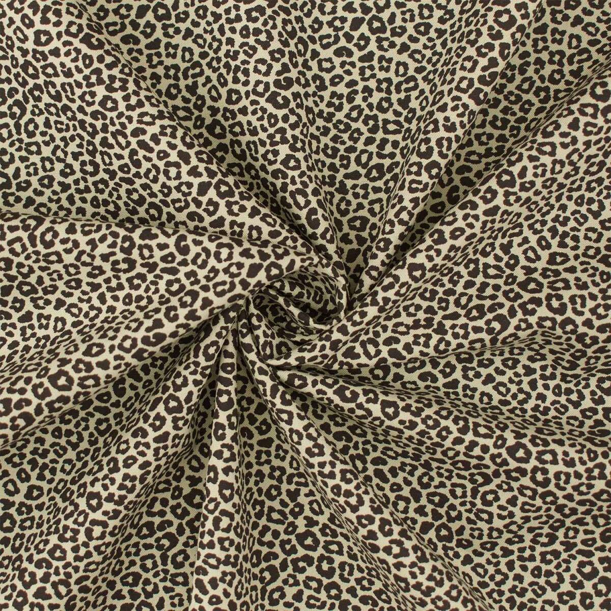 Baumwollstoff Popeline Leoprint, helloli box