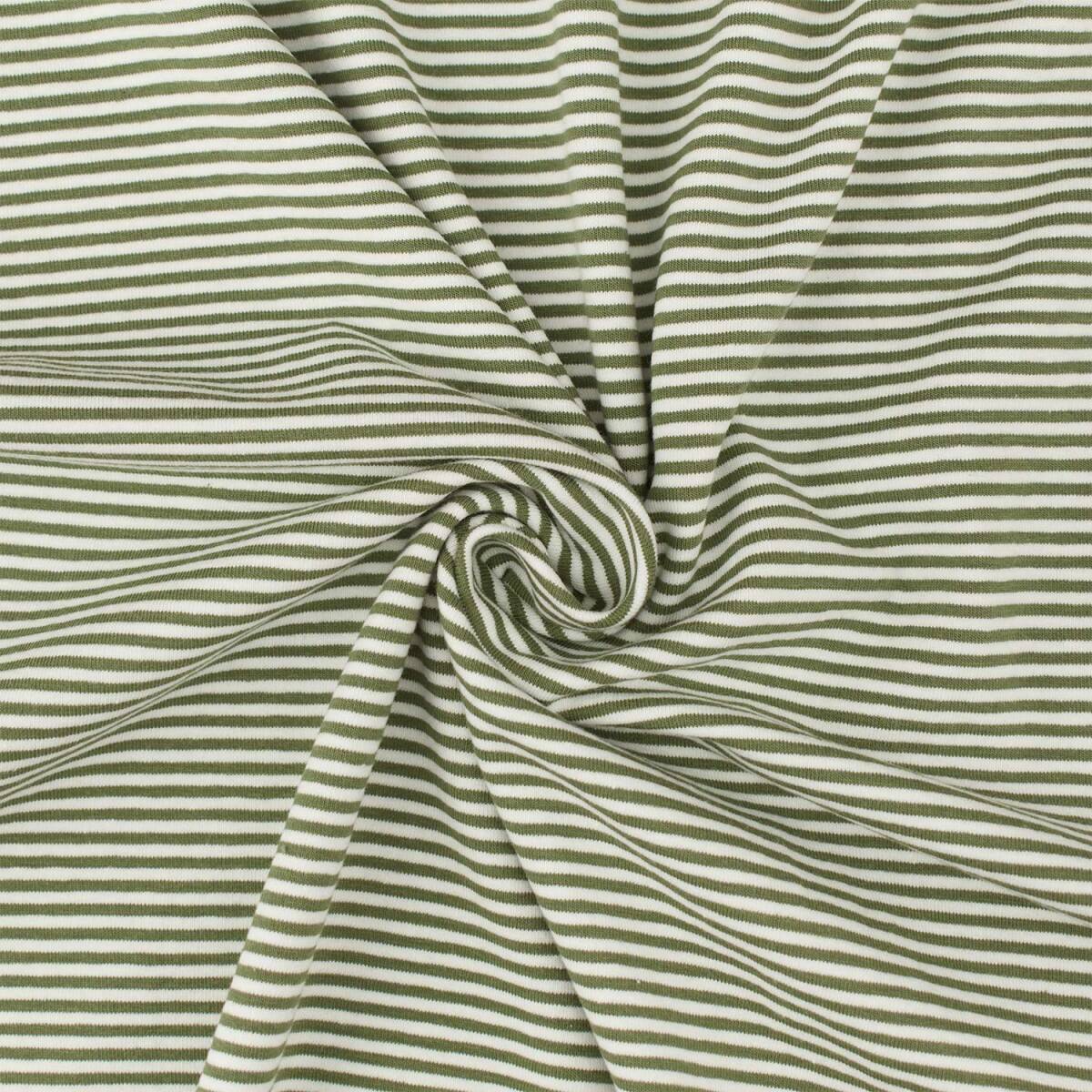 Jersey Stoff Leon, gestreift, 2mm, dunke box