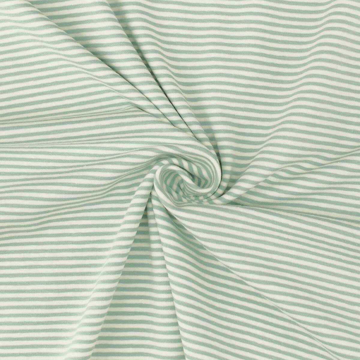 Jersey Stoff Leon, gestreift, 2mm, dunke box