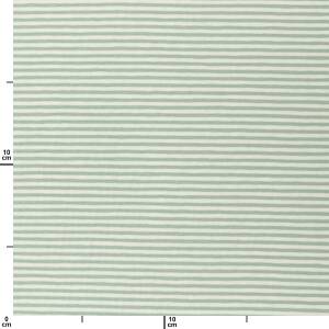 Jersey Stoff Leon, gestreift, 2mm, dunkelmint/weiß