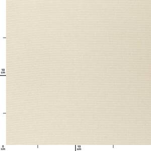Ringelbündchen Leon, gestreift, 1mm, beige/weiß