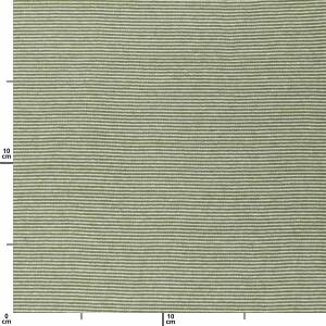 Ringelbündchen Leon, gestreift, 1mm, dunkelgrün/weiß