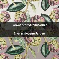 Canvas Stoff Artischocken
