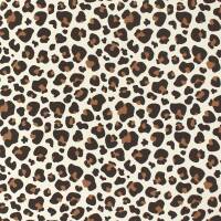 French Terry Stoff Leoprint, ungeraut, natur