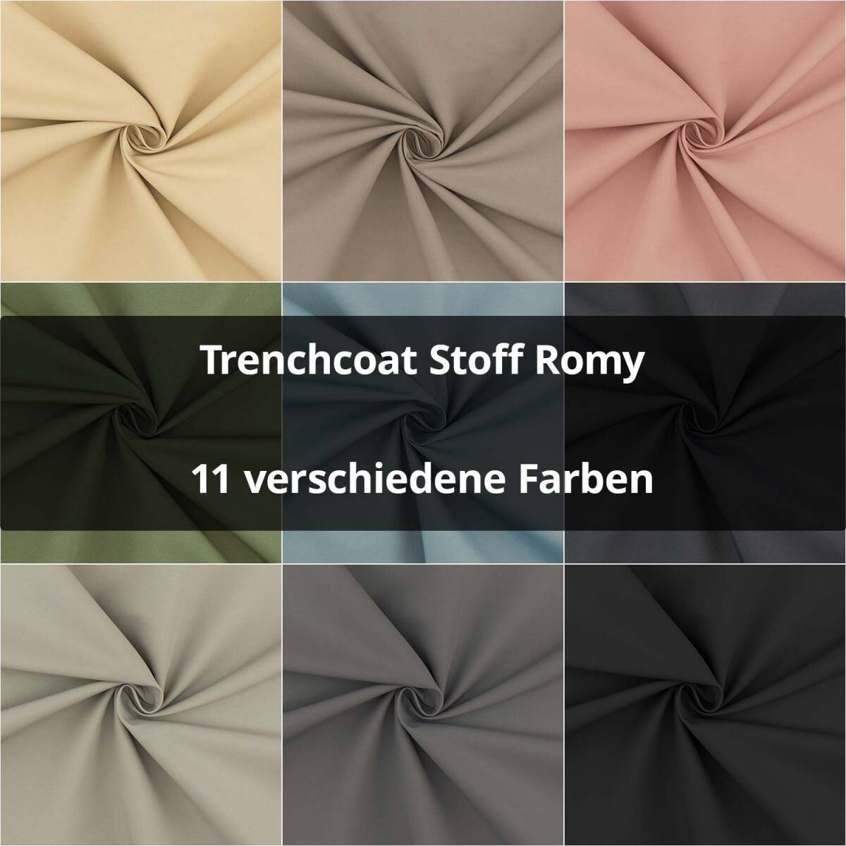 Trenchcoat Stoff Romy box
