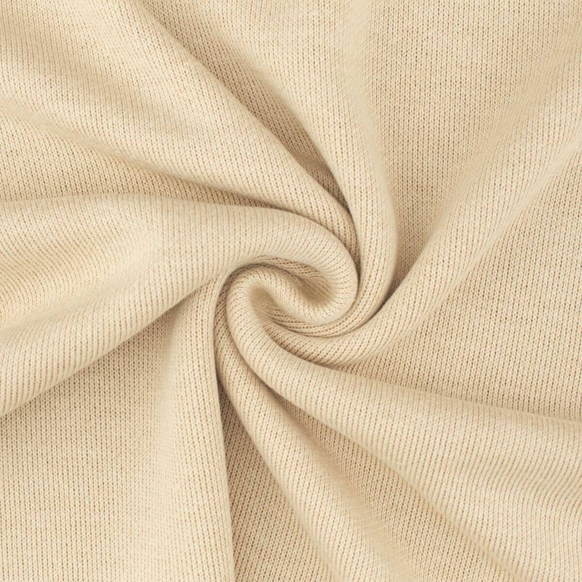 Strickjersey Stoff Ida, uni, natur box