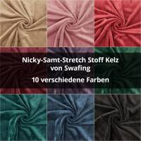 Nicky-Samt-Stretch Stoff Kelz