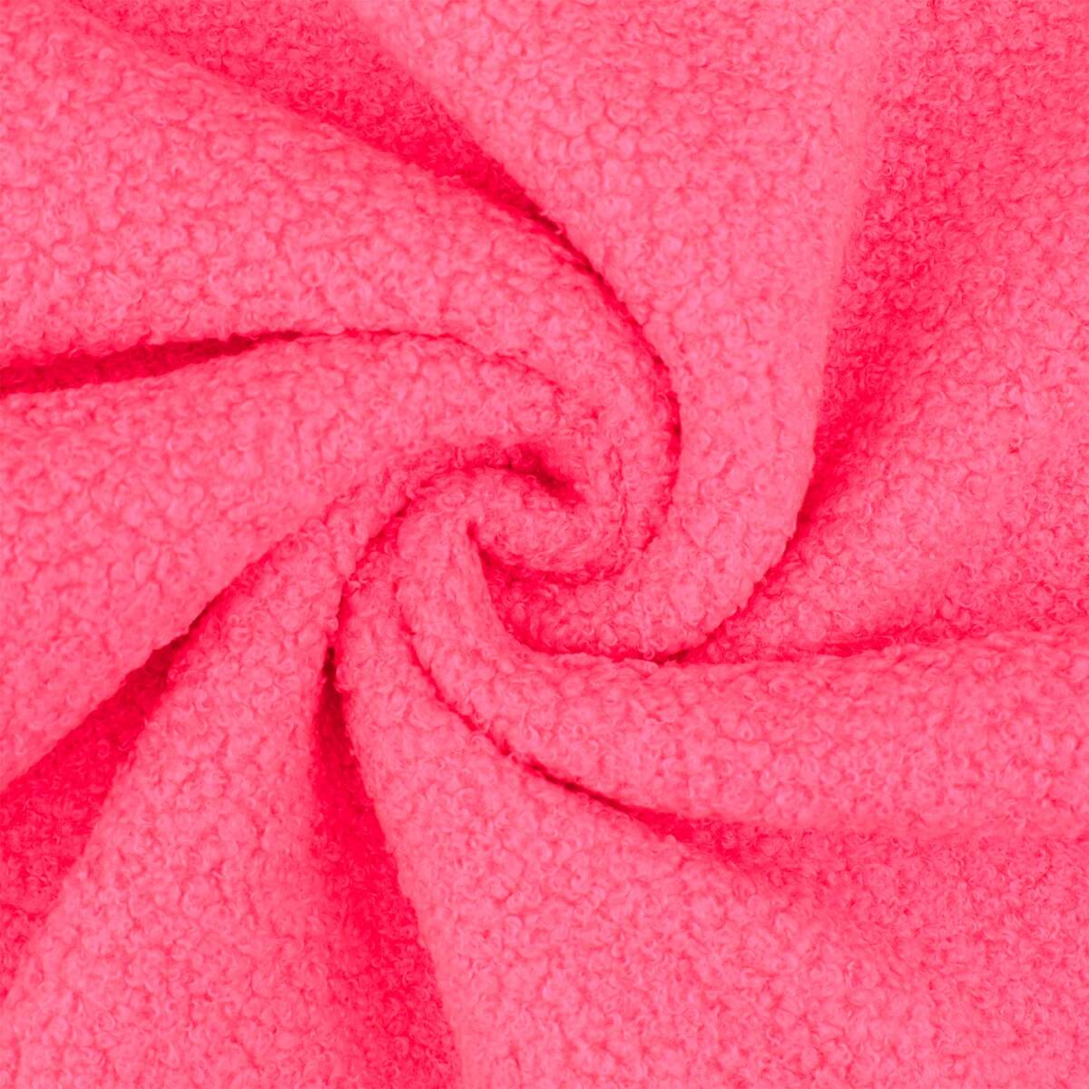 Teddy Fleece, Doubleface, neonpink box