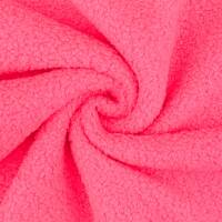 Teddy Fleece, Doubleface, neonpink