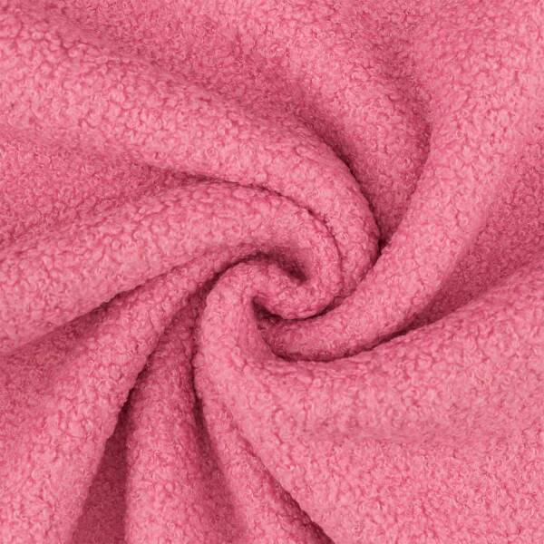 Teddy Fleece, Doubleface, rosa