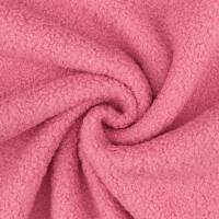 Teddy Fleece, Doubleface, rosa