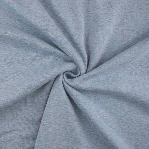 Alpenfleece Stoff Mila melange, meliert blau *B-Ware*