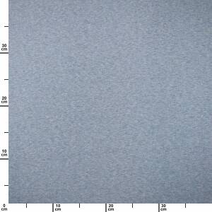 Alpenfleece Stoff Mila melange, meliert blau *B-Ware*