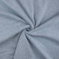 Alpenfleece Stoff Mila melange, meliert blau *B-Ware*