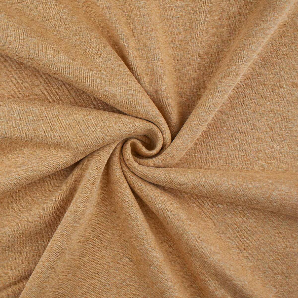 Alpenfleece Stoff Mila melange, meliert ocker *B-Ware*