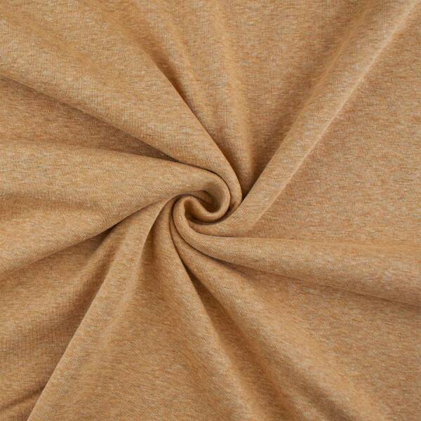 Alpenfleece Stoff Mila melange, meliert ocker *B-Ware*