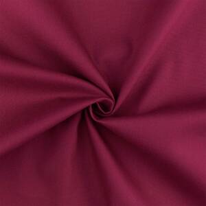 Canvas Stoff gewaschen, uni bordeaux