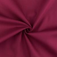 Canvas Stoff gewaschen, uni bordeaux