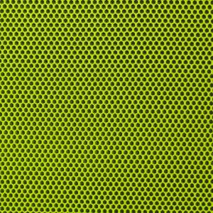 Mesh Stoff, 3D Struktur, schwarz/lime