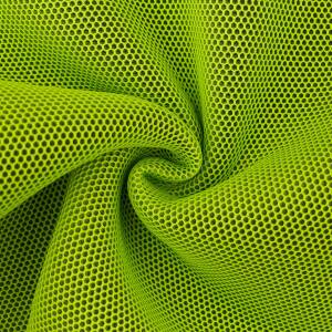 Mesh Stoff, 3D Struktur, schwarz/lime