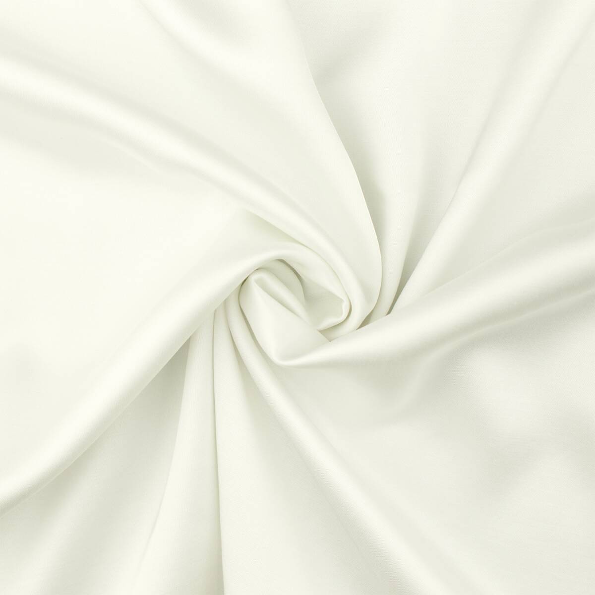 Viskose Satin Stoff Ella, uni weiß box