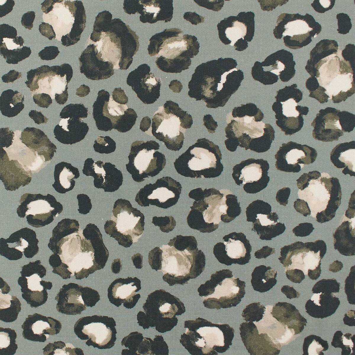Canvas Stoff Leoprint, grau box