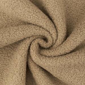 Teddy Fleece, Doubleface, taupe