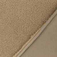 Teddy Fleece, Doubleface, taupe