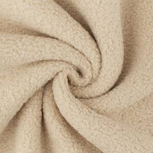 Teddy Fleece, Doubleface, hellbeige