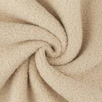 Teddy Fleece, Doubleface, hellbeige