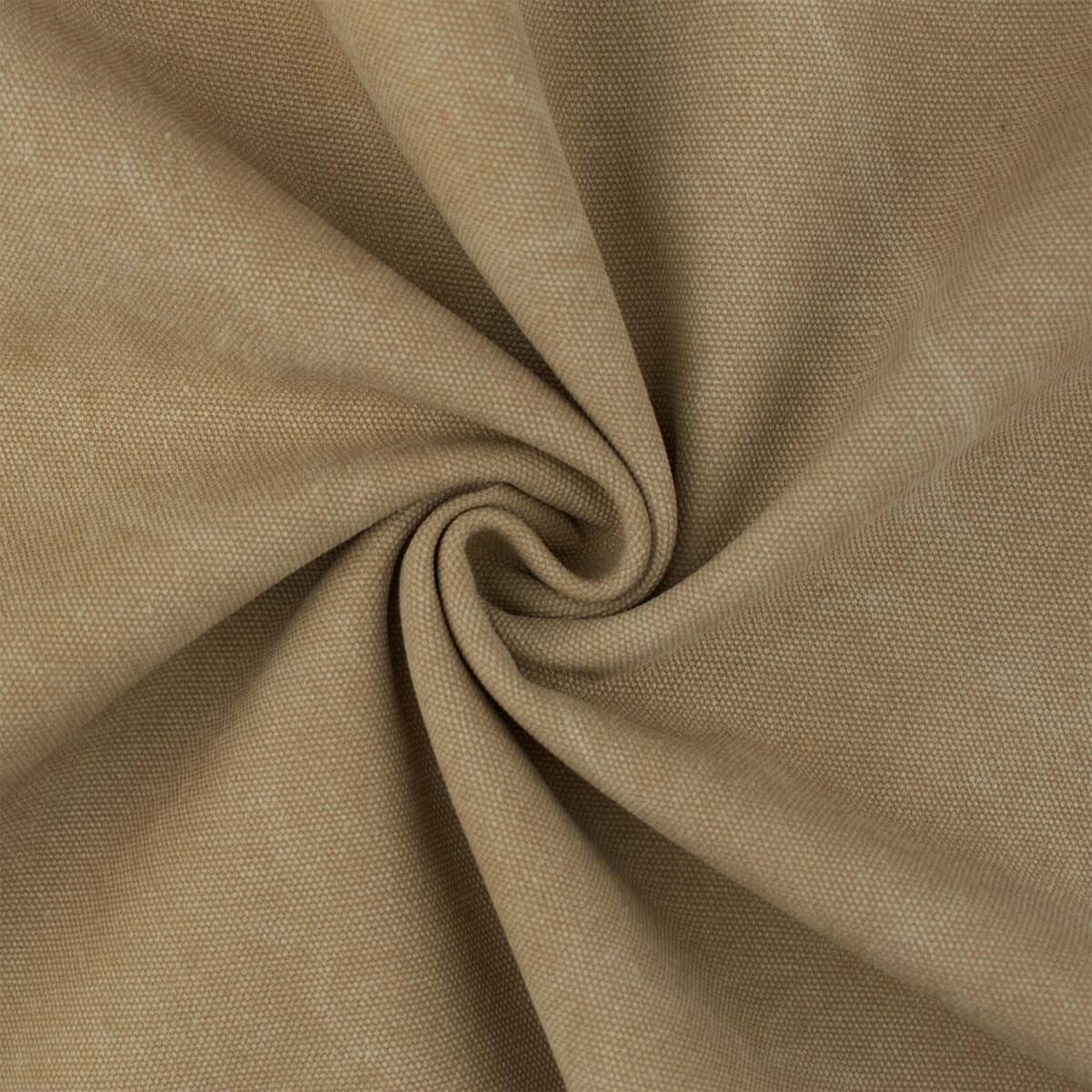 Canvas Stoff stonewashed, uni schlamm box
