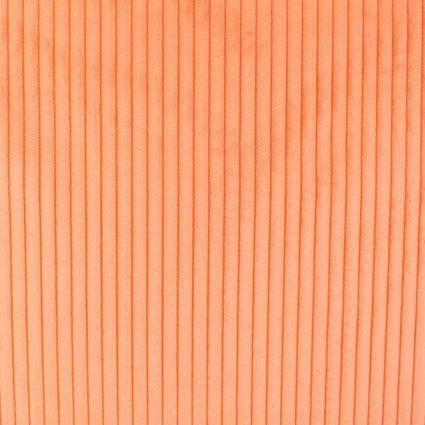 Cord Samt Stoff Wanja, Sommerfarben, uni apricot