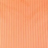 Cord Samt Stoff Wanja, Sommerfarben, uni apricot