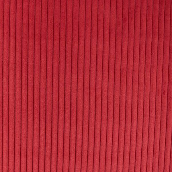 Cord Samt Stoff Wanja, Sommerfarben, uni burgundy