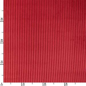 Cord Samt Stoff Wanja, Sommerfarben, uni burgundy