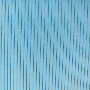 Cord Samt Stoff Wanja, Sommerfarben, uni hellblau