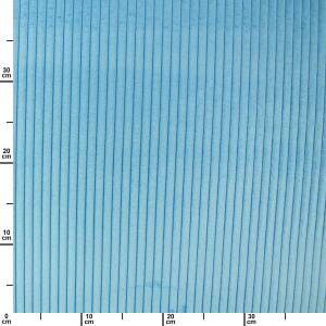 Cord Samt Stoff Wanja, Sommerfarben, uni hellblau
